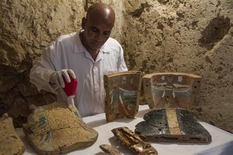 egypt announces discovery of two ancient tombs cgtn