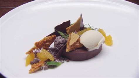 Melt the chocolate in a bowl set over simmering water stirring frequently. Chocolate with Orange and Rosemary | Recipe | Masterchef ...