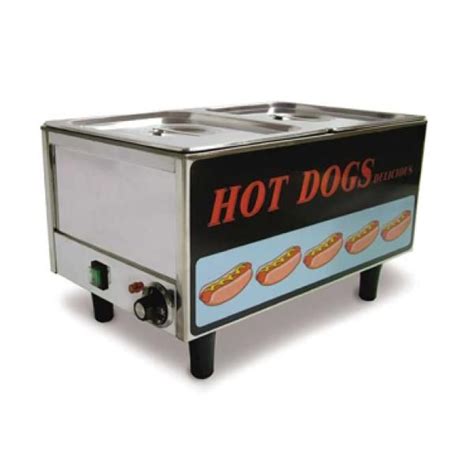 17133 Hot Dog Steamer Table Top Side By Side Hot Dog Steamerbun