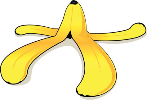 Slippery Banana Skin Cartoon Stock Illustration Download Image Now