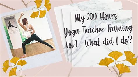 🦄我的200小時瑜珈導師課程 Vol 1 上課流程簡介🧘🏻‍♀️my 200 Hours Yoga Tt Vol 1 What