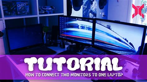 Tutorial How To Connect Two Monitors To One Laptop Youtube