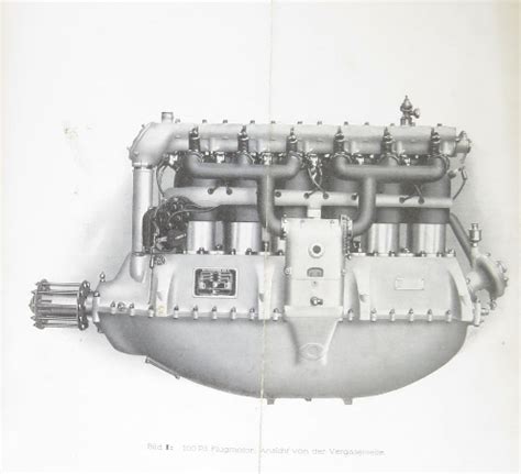 Austro Daimler 160 PS Aircraft Investigation Aircraft Engines