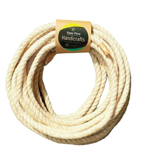Zippy Flora 10mm Off White Jute Rope 1kg 20 M At Rs 300kg In