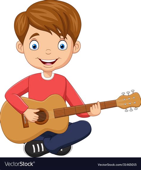 Cartoon Babe Playing Guitar Telegraph