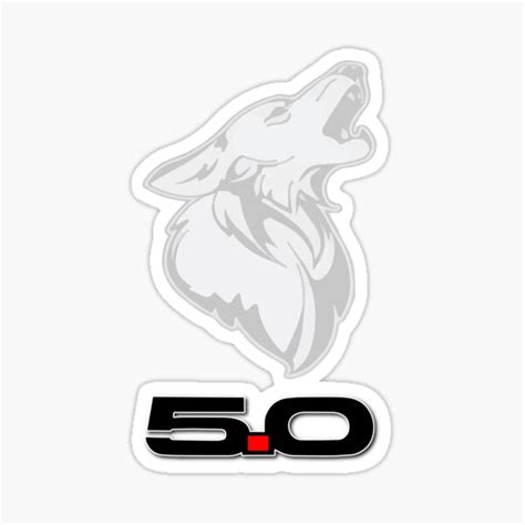 "Mustang Coyote 5.0 Badge " Sticker for Sale by MustangDomain | Redbubble