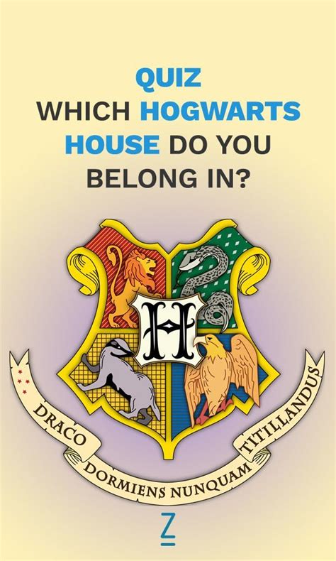 Which Hogwarts House Do You Belong In Harry Potter House Quiz Harry