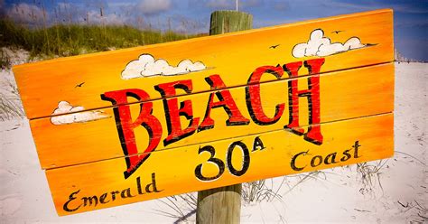 David J Hansel The Artist Fun Vintage Beach Signs