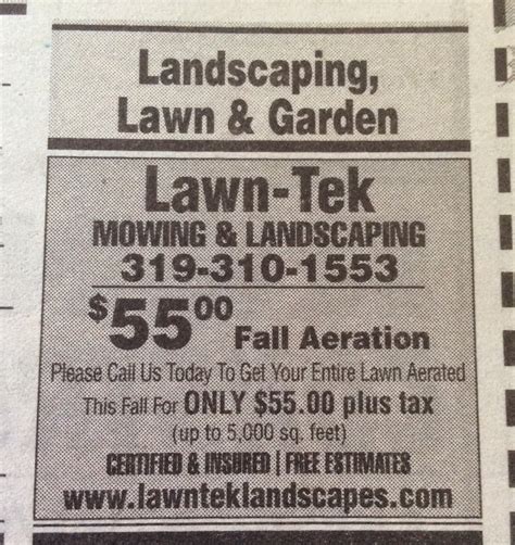 Provides home pest control, business pest control and common pest services to the cedar rapids, ia area. Fall Aeration Special Cedar Rapids Marion Iowa