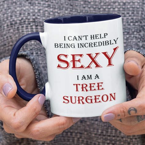 personalized sexy tree surgeon t mug birthday or christmas etsy uk