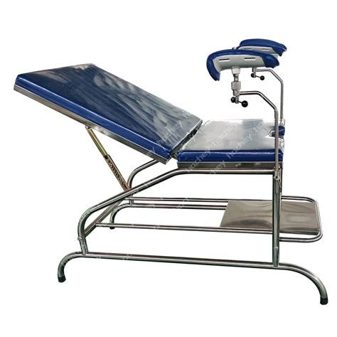 Hospital Equipment Stainless Steel Portable Gynecological Examing Table With Stirrups Buy