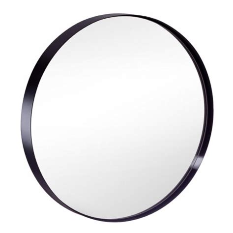 Andy Star 30 Inch Round Circle Mirror With Stainless Steel Metal Frame