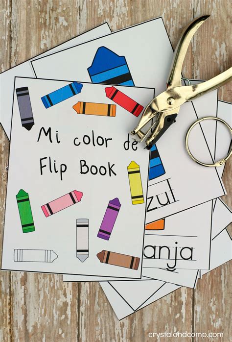 A great activity for long car rides, play i spy in spanish to help your child learn both the alphabet and more vocabulary. Teach Colors to Kids in Spanish Flip Book | Teaching ...