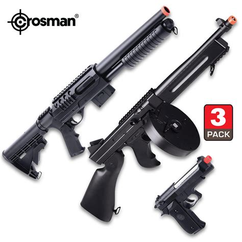 Crosman Game Face Triple Threat Air Soft Gun Kit