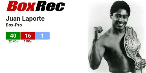 Boxrec Juan Laporte