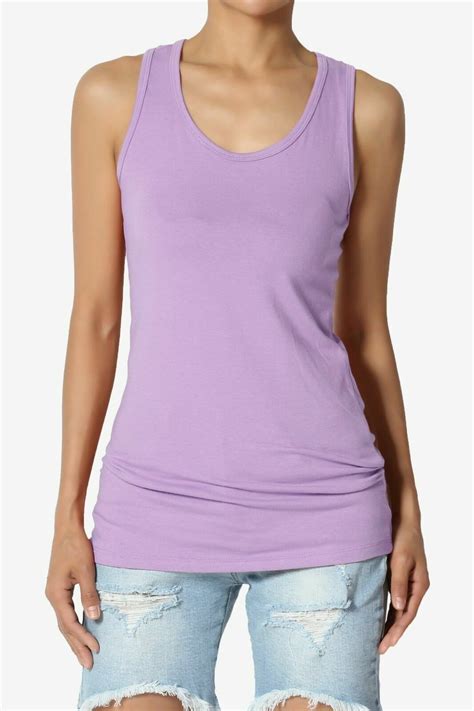 plus size sexy low cut cotton women s racerback sleeveless solid tank top shirt ebay