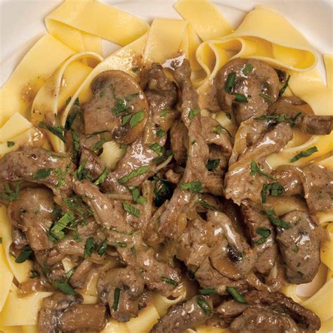 Boeuf stroganoff