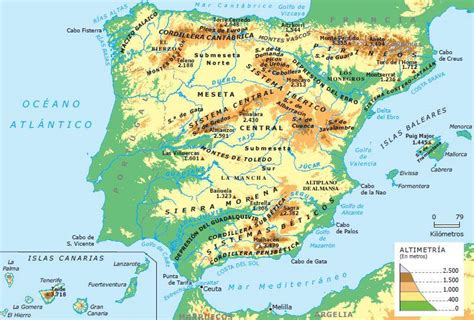 Clío Xxi 2º Bachillerato Geografía De España Tema 1 El Relieve