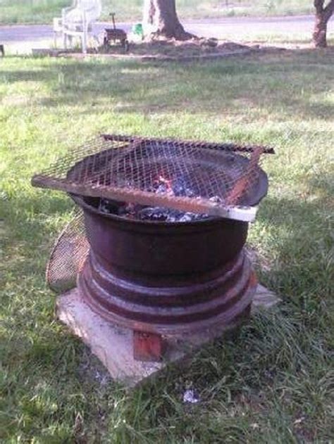 With the help of the arrow keys you can use them to drive around the fire truck to deliver the barrels filled with water in order to get to where the problem is. Recycled Rim BBQ Fire Pit | The Owner-Builder Network