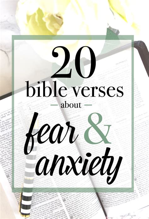 20 Bible Verses About Anxiety And Fear Diary Of A Debutante