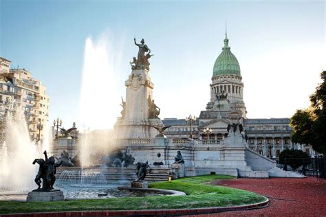Argentina Fountains Monuments Sculptures Palace Buenos Aires Cities