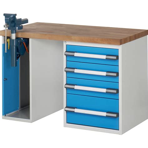 werkbank baukastensystem eurokraft pro 1 schrank 1 standcontainer je 4 schubladen kaiserkraft