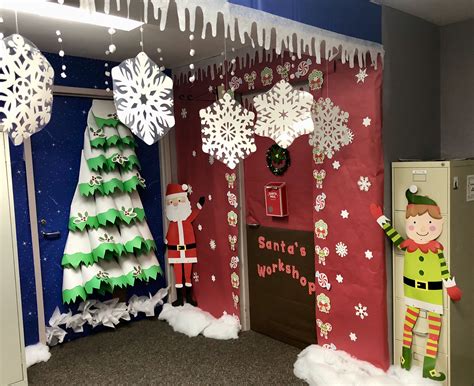 Santas Workshop School Decoration Idea ️ Christmas Speechtherapy