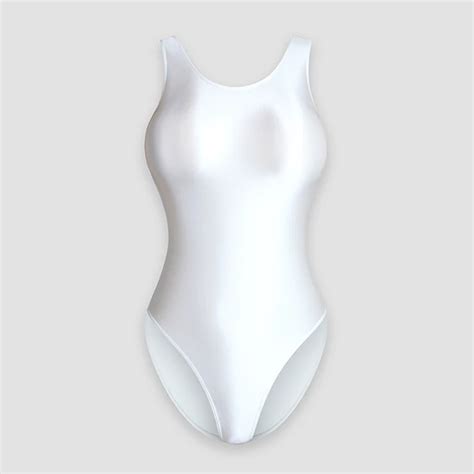 Xckny New One Piece Swimsuit Women S Sexy Tight Silk Glossy Swimsuit Oil Gloss Dead Tank Water