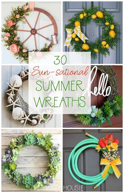 30 Sun Sational Diy Summer Wreath Ideas Summer Wreath Diy Summer Diy