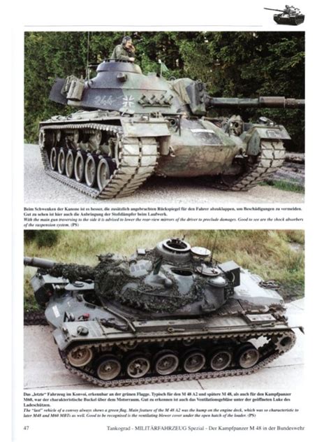The M48 Main Battle Tank In German Army Service Tankograd