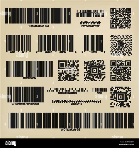 Set Or 3d Codes Qr Codes And Barcodes Digital Payment And Information