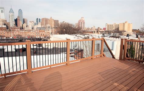 Charter square parking deck*502 s wilmington st (346 feet sw). Roof Deck, Center City Philadelphia - Traditional - Deck ...