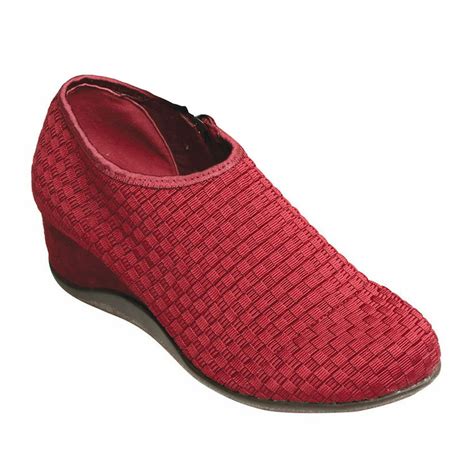 Zee Alexis Womens Wedges Woven Elastic Stretch Shoes With Suede