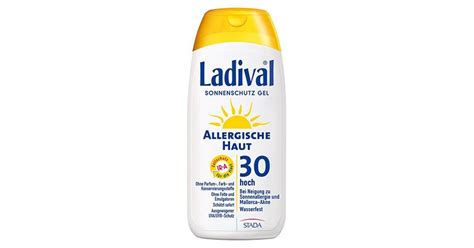 „der akneähnliche ausschlag entsteht durch eine übermäßige belastung der haut. Ladival Sonnenschutz Gel Allergische Haut LSF 30 ...