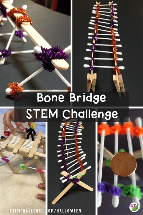 Halloween Stem Challenge Bone Bridge Halloween Stem Challenge