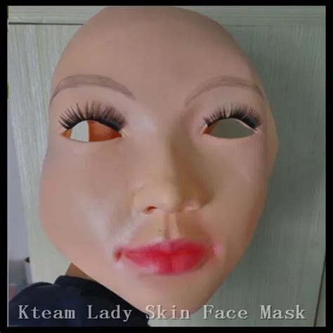 top quality elsa female mask sexy silicone realistic human skin masks halloween dance masquerade