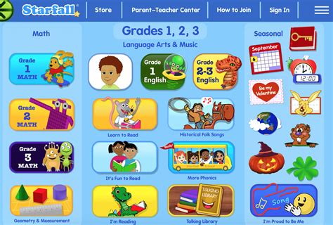 Starfall Educational Website For Young Children Mommy Travels