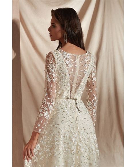 Https://tommynaija.com/wedding/beaded Lace Wedding Dress Sleeves