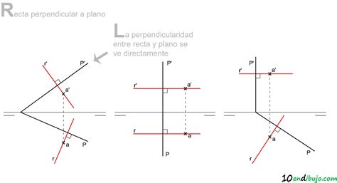 Perpendicularidad En Sistema Di Drico Endibujo