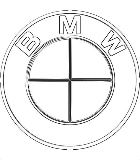 Auto kleurplaat 813144 kleurplaat uitprinten of downloaden. Ausmalbilder: Ausmalbilder: BMW - Logo zum ausdrucken ...