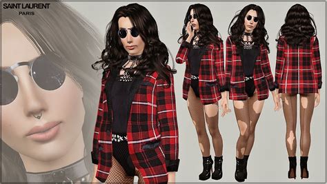 Jazz Punk Clothing Boots And Sunglassse By Artsims The Sims Mod