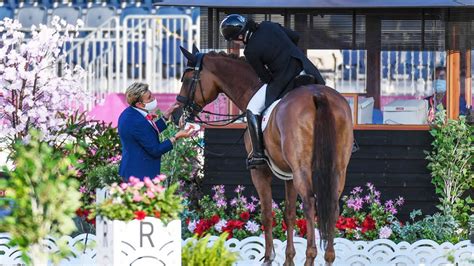 Tokyo Olympic Dressage Elimination For Caroline Chew Under Blood Rule