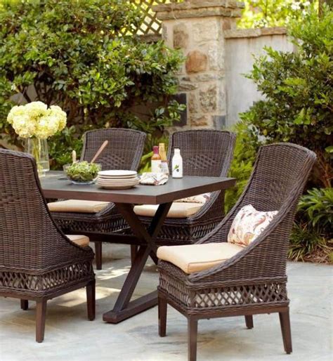 Vailge patio chair covers, lounge deep seat cover, heavy duty and waterproof outdoor lawn patio furniture covers (large, beige & brown) 4.8 out of 5 stars. Hampton Bay Woodbury 7-Piece Wicker Outdoor Patio Dining ...