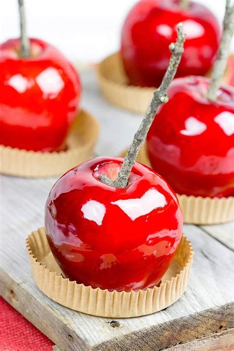Recipe Candy Red Apples Delicious Dessert Food Candy Apples Sweet