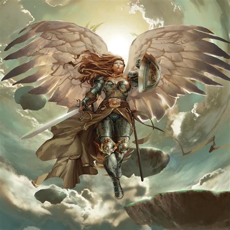 Magic The Gathering Tactics Online Serra Angel By Kaiz0 On Deviantart