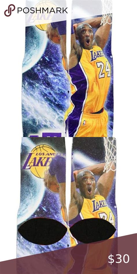 Nba Kobe Bryant Lakers Limited Edition Socks K O B E 💫 Size Normal