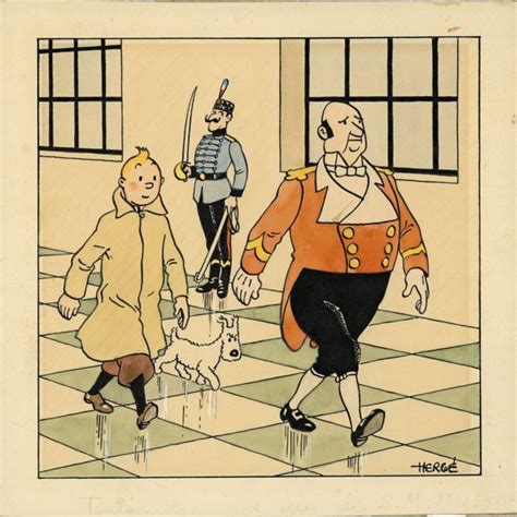 Rare Tintin Art Fetches 500000 At Paris Auction Tintin Art Comic