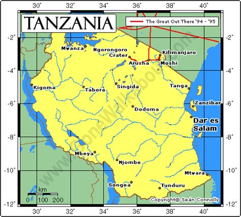 Gone Walkabout Maps Tanzania