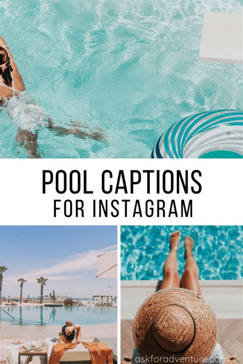 56 Cute Pool Captions For Instagram Poolside Photos Pool Captions Summer Quotes Instagram