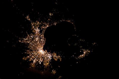 Melbourne Australia Seen From The Iss At Night Melbourne Flickr